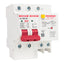 HCOVTXR 120V-240V Circuit Breaker with Leakage Protection,40 Amp RCBO and Surge Protector Breaker,DIN Rail Mount Ground Fault Circuit Breaker for Residential Industrial Outdoor