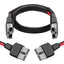 XRDS -RF 8AWG Tinned Copper Wire with Anderson-Style 50A Connectors 2FT, Heavy-Duty Battery Extension Cable for Solar Panel, Inverter, and RV Applications