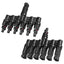 KNMIPJD Solar Panel Connector 6 to 1 T Branch Parallel Adapter, 30A 1000V 10AWG Tool-Free IP67 Waterproof Cable for Solar Panels (T Branch, 6to1(1Pairs))