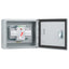 125 Amp 3P Dual Power Automatic Transfer Switch, 120/240V Generator Changeover Switch, with Metal Electrical Box for Outdoor and Indoor