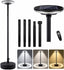 Movable Solar Street Lights Outdoor with Pole, 10000W 9999LM IP65 Waterproof Motion Sensor Lamp Posts Remote Control at 360° No Drill for Yard, Camping, Garden, Outside (86.6" Pole 216 LED)