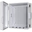 ANIMACYN Electrical Junction Box, Ventilated Design, Cable Grommets, Indoor/Outdoor Use with Mounting Panel & Hinged Cover. Waterproof IP 65. (Grey Cover, 13"x13"x5.1")