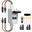 YQBYJING Solar Panel Disconnect Switch 32Amp DC AC Miniature Circuit Breaker 500V 2 Poles with PV Connector and IP65 Waterproof UV-Proof Box for Outdoor Solar PV Homes Battery