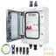 1 String 500V PV Combiner Box 1 in 1 Out, 40A DC Circuit Breaker with Solar Disconnect Function, Surge Protection, IP65 Waterproof, Solar Panel Connectors