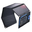 BigBlue Portable Solar Charger 28W with Digital Ammeter,25.4% High-Efficiency, USB-A/USB-C Ports, Folding Waterproof Solar Panels with Carabiners for Camping, Backpacking, Phones, Tablets, Power Bank