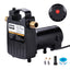 TOPWAY 1/2HP 1560GPH Portable Cast Iron High Pressure Utility Transfer Water Pump with Built-in On/Off Switch,Hose connectors & Suction Strainer.