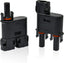Solar Branch Connector IP68, 1500V FMM+MFF, Y Branch Adapter for Parallel Connection Between Solar Panels, 1 Pairs (2 to 1)