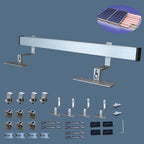 Solar Panel Mounting Bracket Kit System to Metal Roof Sloped or Flat Pitched Tile Shingle Roofs for 1-2pcs Solar Panels with End Cap