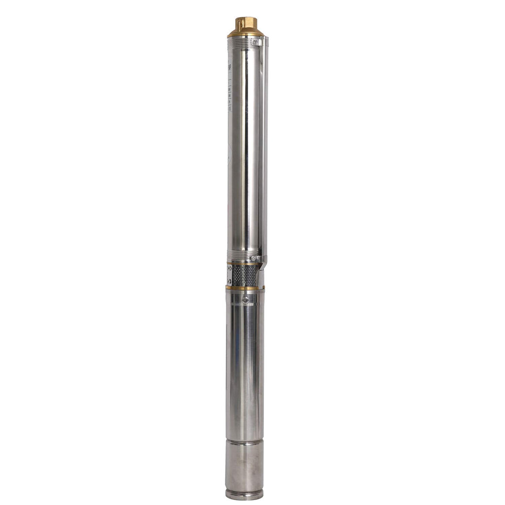 SHYLIYU Submersible Pumps 3" OD Pipe 220-240V/60HZ 0.75KW 1HP Stainless Steel 1" Outlet Submersible Bore Pump Deep Well Pump with Control Box for Farm Irrigation