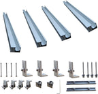 Solar Panel Roof Mounts Bracket Kit for Sloped Pitched Tin Roof