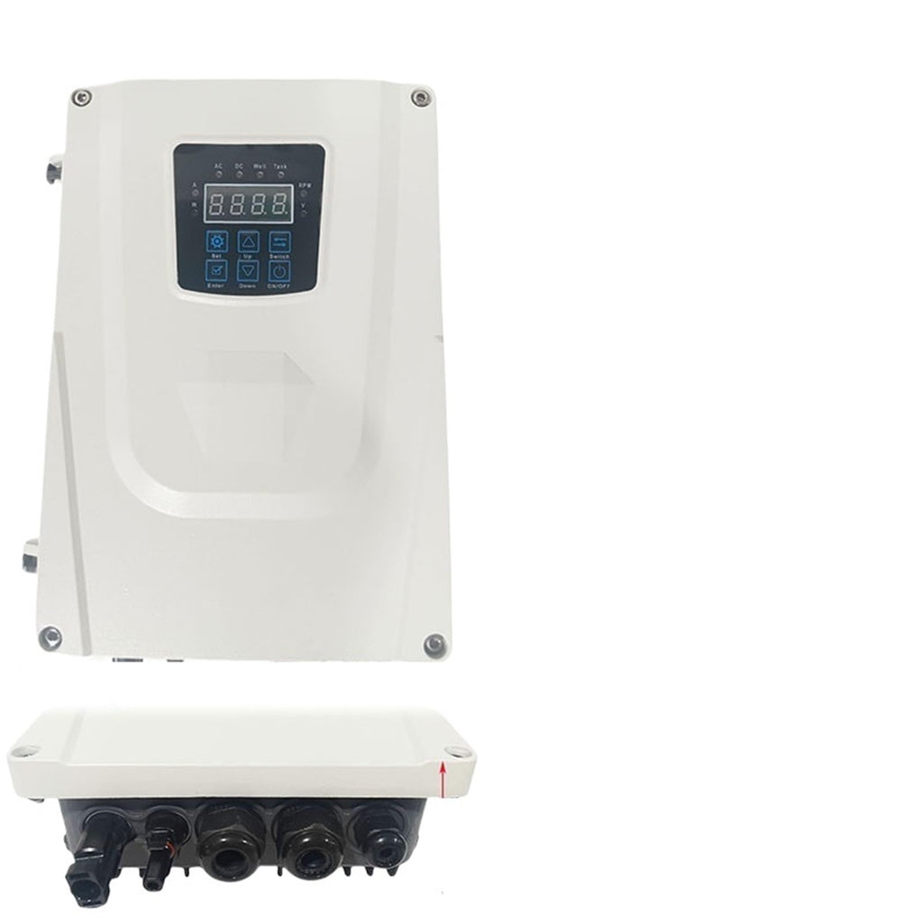 4HP Solar Self Prime Water Pump with MPPT Controller AC/DC Autoswitch High Flow SS304 Impeller For Farm Agriculture Irrigation