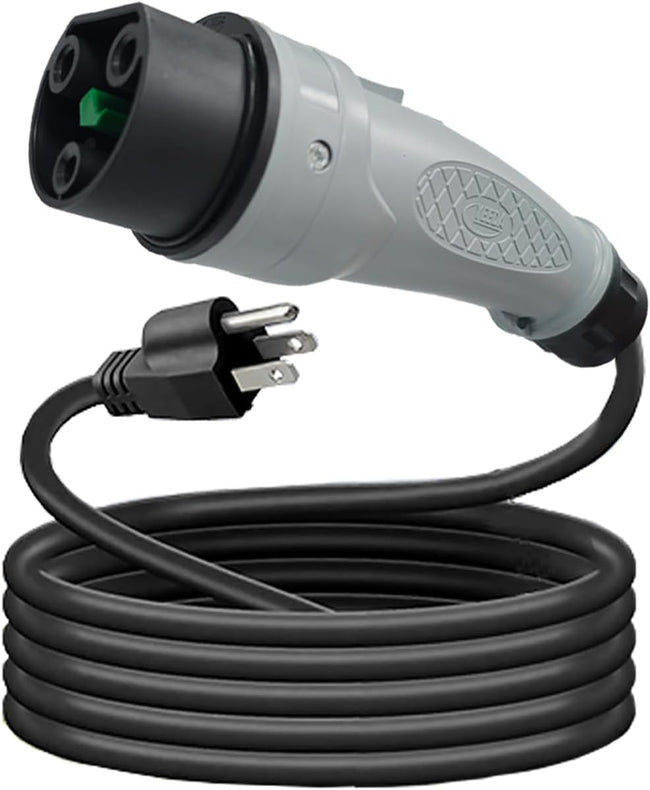 Y-60 Golf Cart Charger Cord for MadJax XSeries Storm & Denago EV Golf Carts - Replaces OEM# 07-014 - UL Listed, 3x14 AWG (10ft) Hover Image