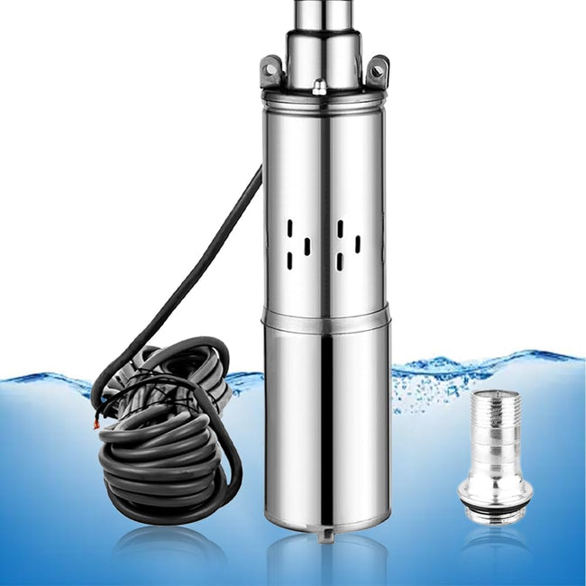 24V DC Solar Deep Well Pump,260W Submersible Water Pump,131FT Lift,Solar Powered Water Pump for Industrial, Irrigation and Home Use (20.8, Liters Per Minute) Hover Image