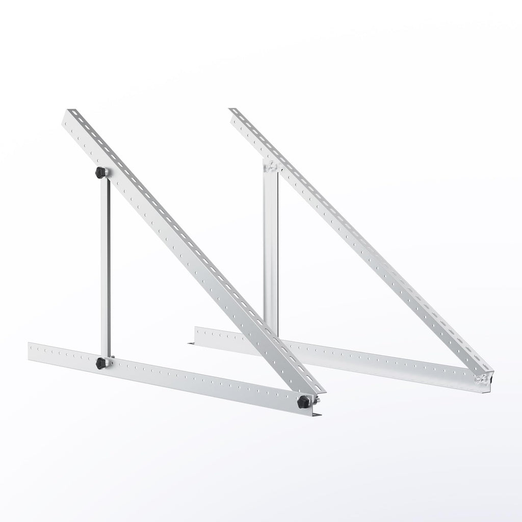 Renogy 28in Adjustable Solar Panel Mount Brackets, with Foldable Tilt Legs on Any Flat Surface for RV, Roof, Boat, Any Off-Grid Systems