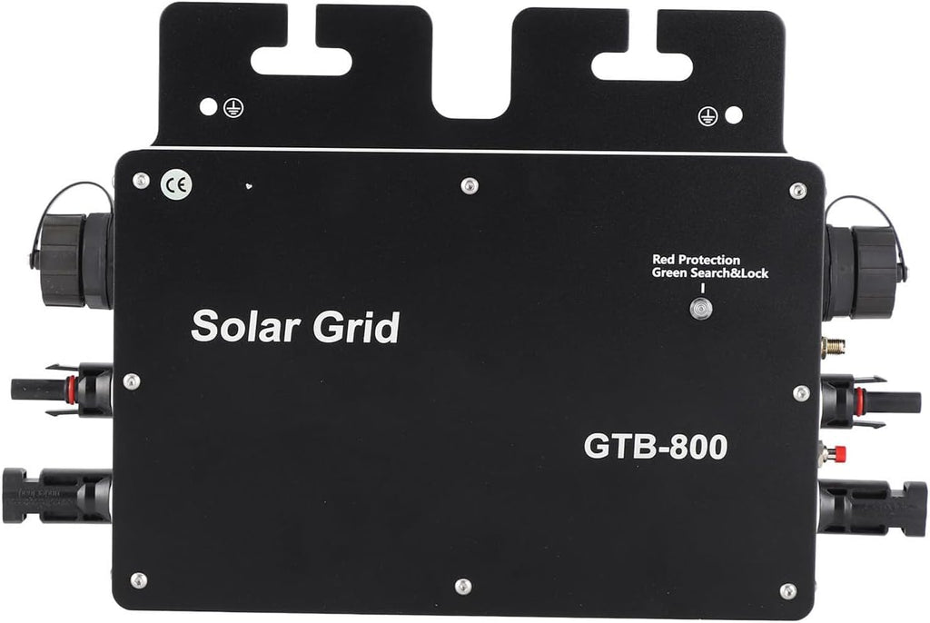 Solar Micro Inverter, 800W GTB, High Accuracy Monitoring, MPPT Control, Remote Operation, Easy Maintenance, for JackeryorFlashfishorGoal Power Stations, IP65 Water Resistant,