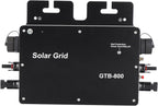 Solar Micro Inverter, 800W GTB, High Accuracy Monitoring, MPPT Control, Remote Operation, Easy Maintenance, for JackeryorFlashfishorGoal Power Stations, IP65 Water Resistant,