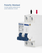 CHTAIXI DC Miniature Circuit Breaker, 2 Pole 1000V 63 Amp