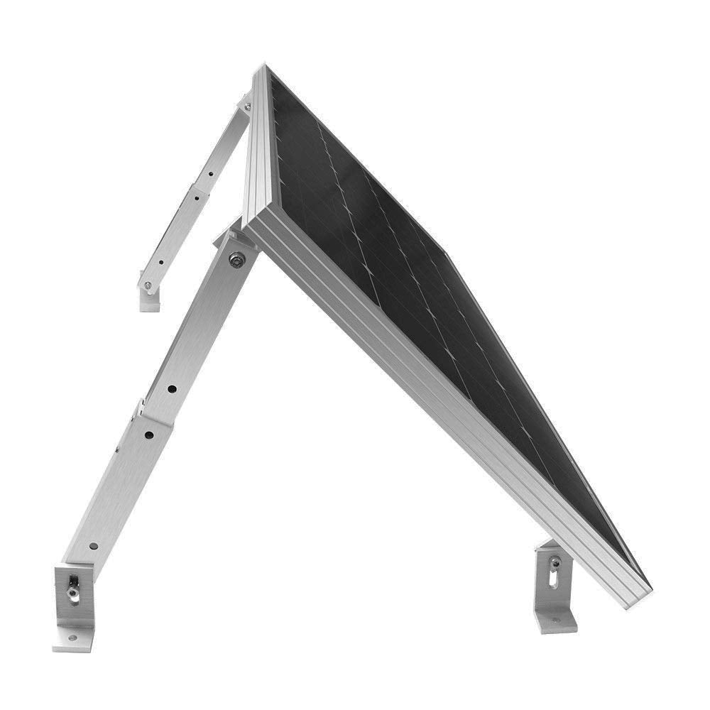 Renogy 28in Adjustable Solar Panel Mount Brackets, with Foldable Tilt Legs on Any Flat Surface for RV, Roof, Boat, Any Off-Grid Systems