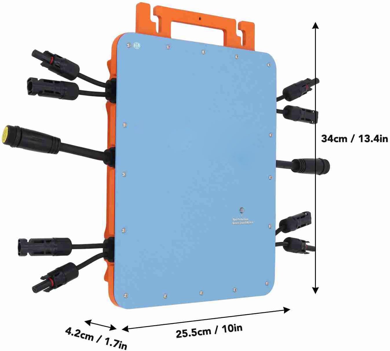 2800W Control Solar Grid Micro Inverter, Builtin Meter, MPPT Tracking, Mobile APP Monitoring, Easy Maintenance, IP66 Level, Compliant, PE Grounding (US Plug 120V)