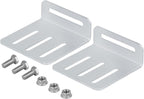 4 Sets Adjustable Solar Panel Tilt Mount Brackets, Solar Panel Mount for RV and Roof, Flexible Length: 4"-7", Aluminum Alloy 6063