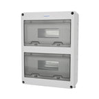 MOLLOM 24 Way Circuit Breaker MCB Distribution Protection Box with DIN Rail, IP65 Waterproof,for Indoor and Outdoor
