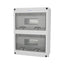 MOLLOM 24 Way Circuit Breaker MCB Distribution Protection Box with DIN Rail, IP65 Waterproof,for Indoor and Outdoor
