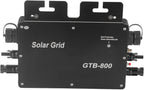 800W Solar Grid Tie Micro Inverter, Control Automatic Identification Power Inverters DC to AC Solar Inverter 120V 230V(Black US Plug)