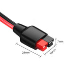 Anderson Y Splitter Cable 1 to 4 Solar Panel Branch Parallel Adapter | Compatible with GZ, High Power Pole Port Connector, for Solar Generator Power Station 18.5 Inch