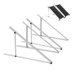 45" Solar Panel Mount Brackets Adjustable Solar Panel Tilt Mount Brackets for 100-400 Watts Solar Panel 2400Pa Windproof for Roof, RV, Ground, Boat and Off-Grid (Brackets)