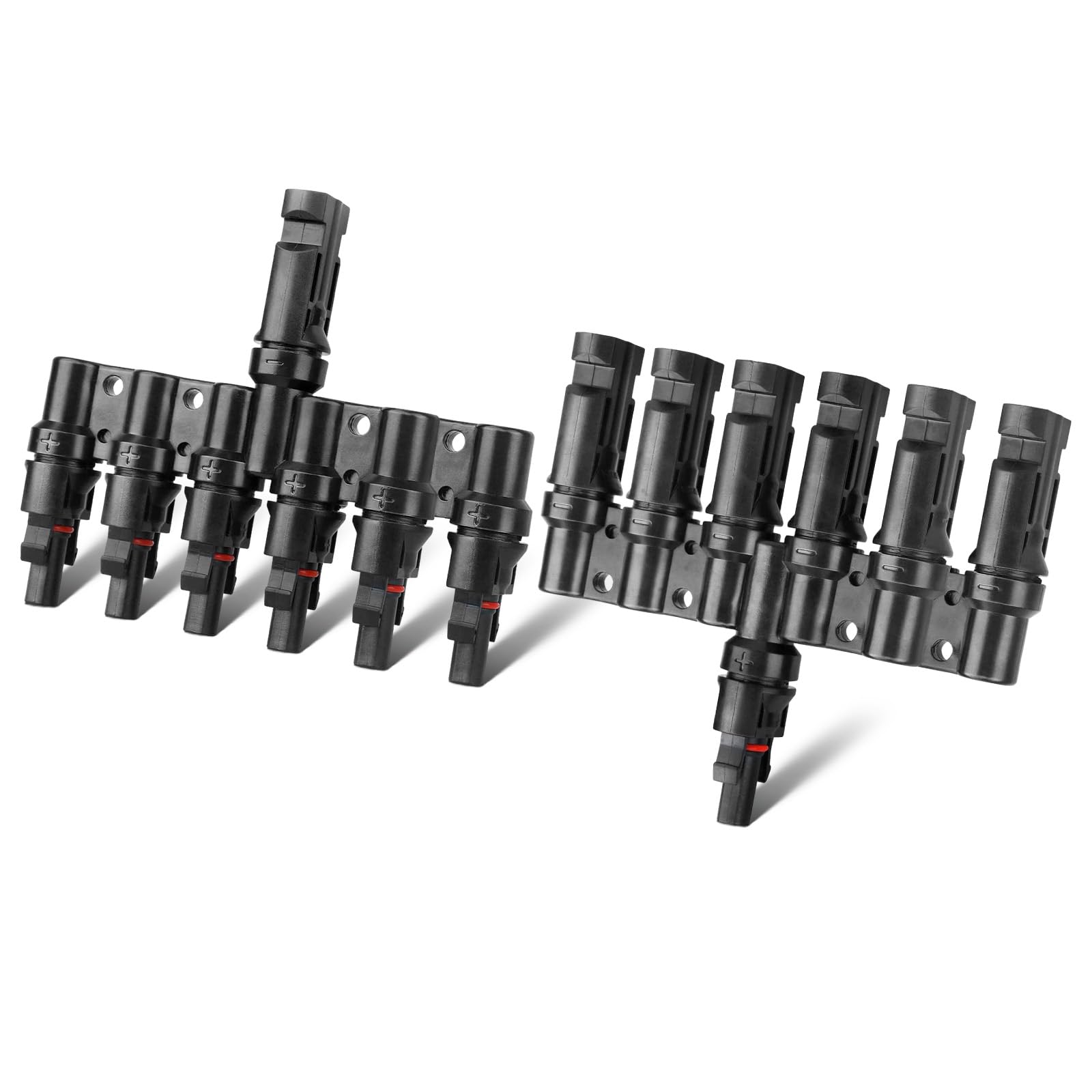 Solar Panel Connector 4 to 1 Solar Panel Splitter 4 Way 1000V Solar Panel Parallel Connectors Solar Adapter Cable Plug Pair for Solar System Solar Panel (4 to 1 1 Pair)