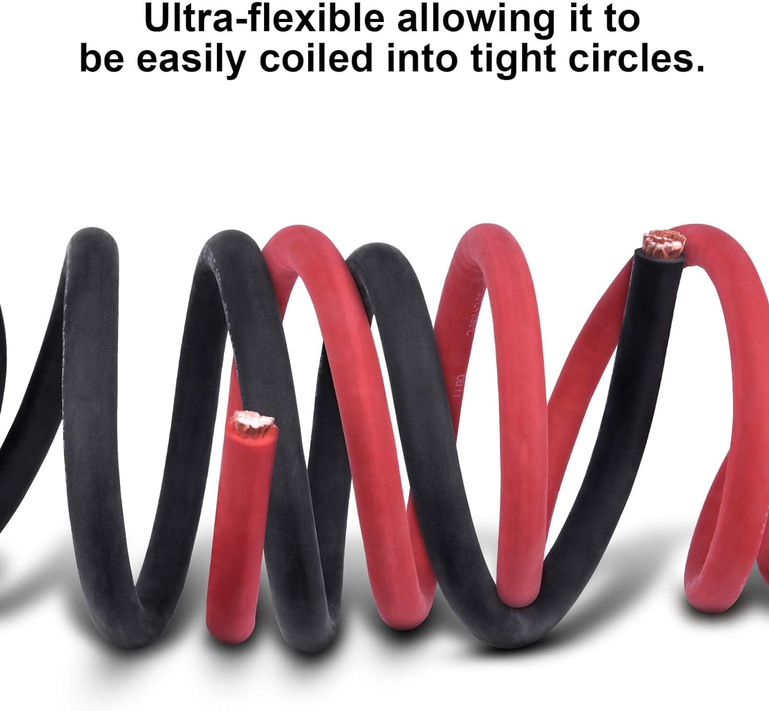 iGreely 4 AWG Gauge Wire Pure Copper Welding Battery Cable for Vehicle Solar,10Ft Black+10Ft Red Flexible OFC Cables with 5pcs of 5/16" & 5pcs 3/8" Copper Lug Terminal Connector Heat Shrink Tubing