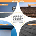 Solar Panel Mounting Brackets, Roof Mount Kit, Rails and Clamps Included for Thickness 1.18”-1.38”, 4pcs in A Row Assembly on Tin, Flat and Sheet Rooftop, Aluminum Alloy