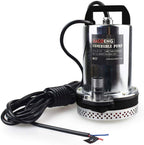 BACOENG DC 12V Farm & Ranch Solar Water Pump Submersible Well Pump 26ft Lift