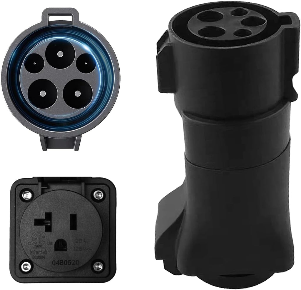 J1772 to Nema 5-20, EV Station Charging Adapter, EV Adapter Plug, J1772 to NEMA 5-20 Plug for Many Devices that Can Accept 100~240V