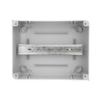 MOLLOM 12 Way Circuit Breaker MCB Distribution Protection Box with DIN Rail, IP65 Waterproof,for Indoor and Outdoor