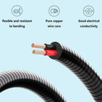 Solar Panel Dedicated Connection Cable 5.5x2.1mm to 4.0x1.7mm Male to Male DC Power Cord Perfectly Compatible with Tactacam Reveal/Moultrie/Wild Fun Camera 1-Meter Durable Extension Cable（2pcs
