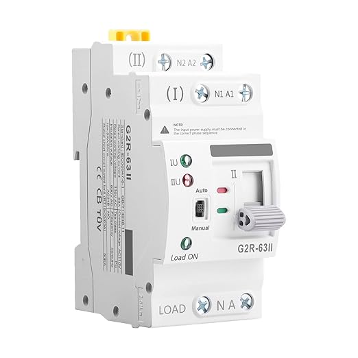 Mini ATS AC Automatic/Manual Transfer Switch