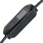 Portable Electric Car Charger Type 2 with NEMA 5-15 Plug, 8-16Amp,110VAC, Delayed Charging 1-12hr, 5m(16.4ft)