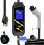 GB/T Portable EV Charger, NEMA 5-15 Plug, Adjustable 8-16A, 110V, LCD Display, 16.4ft Cable, Delayed Charging