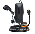 Level 1&2 Tesla Charger 2026 Upgraded, Level 1 ev Charger for Tesla with 20FT Cable, 3.5KW 16Amp, 110V-240V, NEMA 6-20 & 5-15, NACS Connector, Portable Electric Car Charger for Tesla Models Y/X/3/S