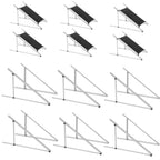 45" Solar Panel Mount Brackets Adjustable Solar Panel Tilt Mount Brackets for 100-400 Watts Solar Panel 2400Pa Windproof for Roof, RV, Ground, Boat and Off-Grid (Brackets)
