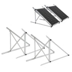 45" Solar Panel Mount Brackets Adjustable Solar Panel Tilt Mount Brackets for 100-400 Watts Solar Panel 2400Pa Windproof for Roof, RV, Ground, Boat and Off-Grid (Brackets)