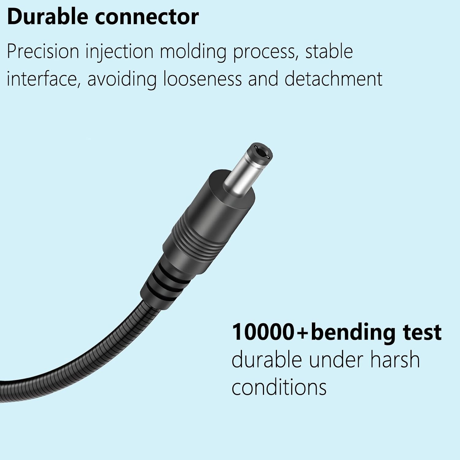 Solar Panel Dedicated Connection Cable 5.5x2.1mm to 4.0x1.7mm Male to Male DC Power Cord Perfectly Compatible with Tactacam Reveal/Moultrie/Wild Fun Camera 1-Meter Durable Extension Cable（2pcs