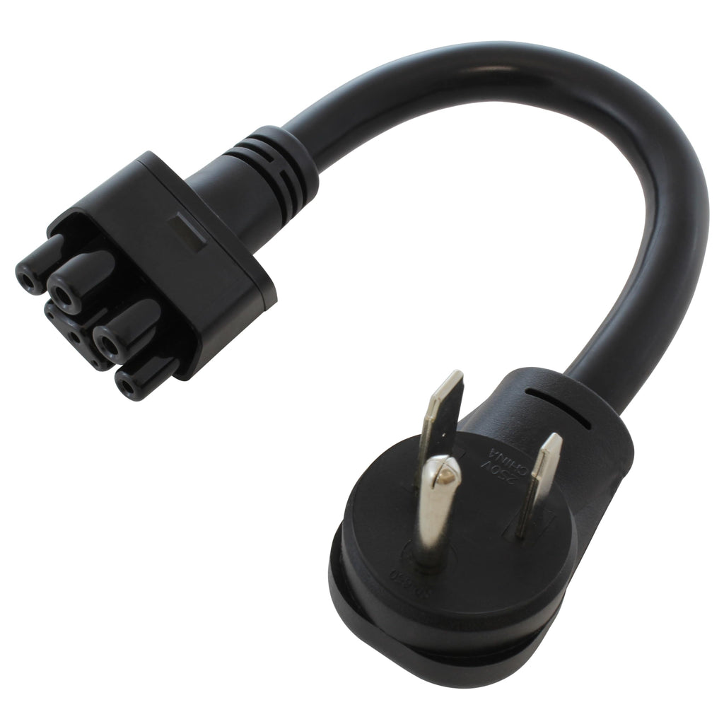 AC WORKS EV Charging Adapter for Tesla Use (TT-30P RV/Trailer 30A Gen2)
