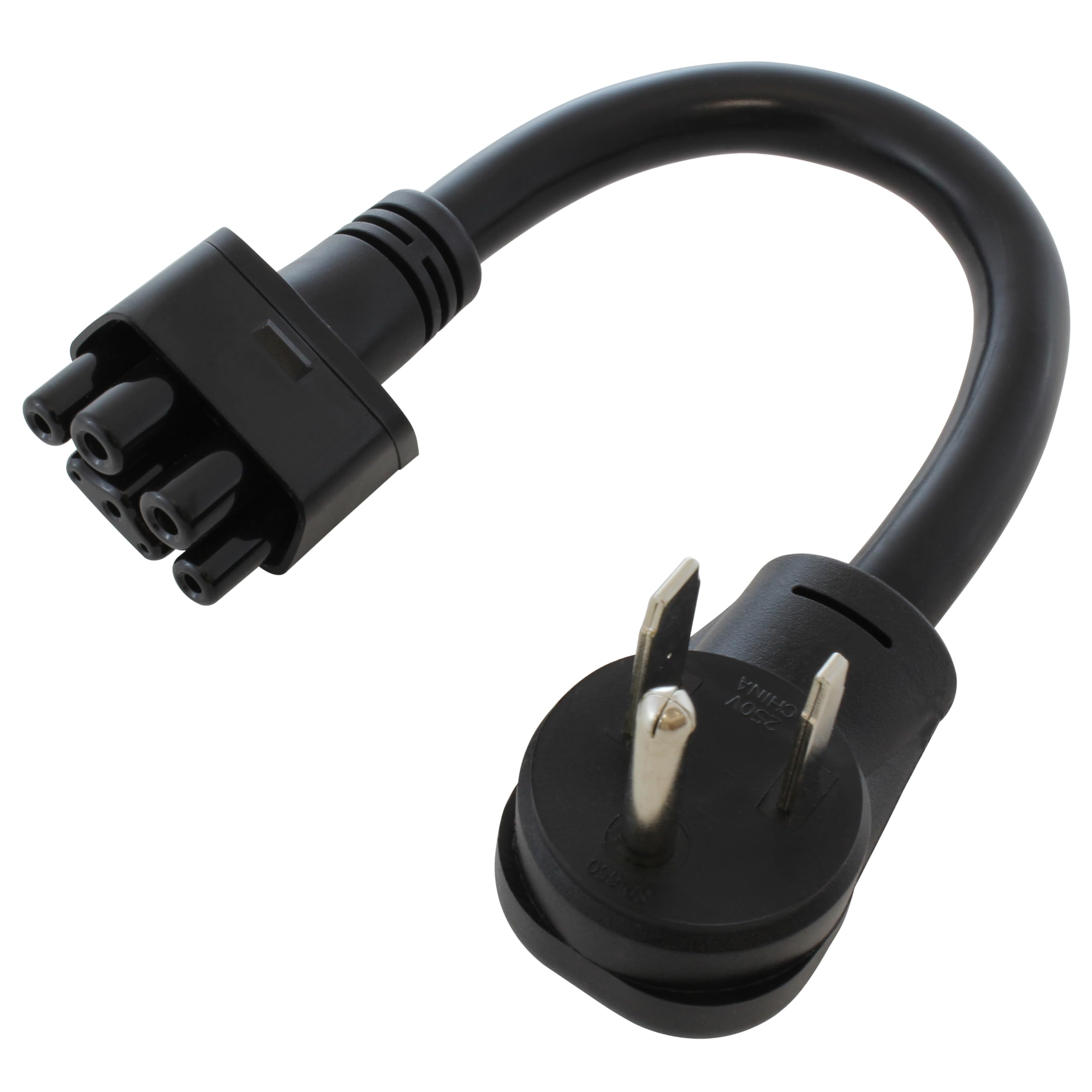 AC WORKS EV Charging Adapter for Tesla Use (TT-30P RV/Trailer 30A Gen2)