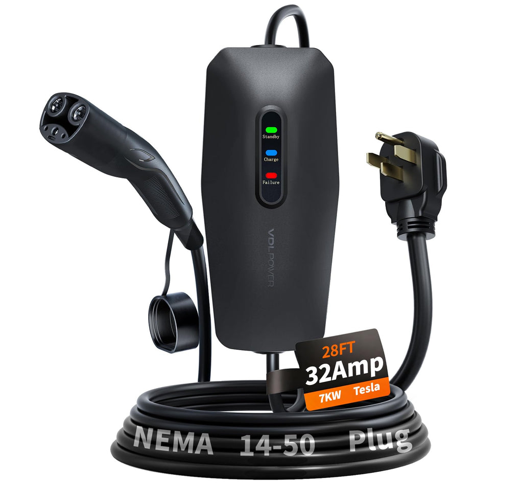 Level 1&2 Tesla Charger 2026 Upgraded, Level 1 ev Charger for Tesla with 20FT Cable, 3.5KW 16Amp, 110V-240V, NEMA 6-20 & 5-15, NACS Connector, Portable Electric Car Charger for Tesla Models Y/X/3/S