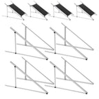 45" Solar Panel Mount Brackets Adjustable Solar Panel Tilt Mount Brackets for 100-400 Watts Solar Panel 2400Pa Windproof for Roof, RV, Ground, Boat and Off-Grid (Brackets)