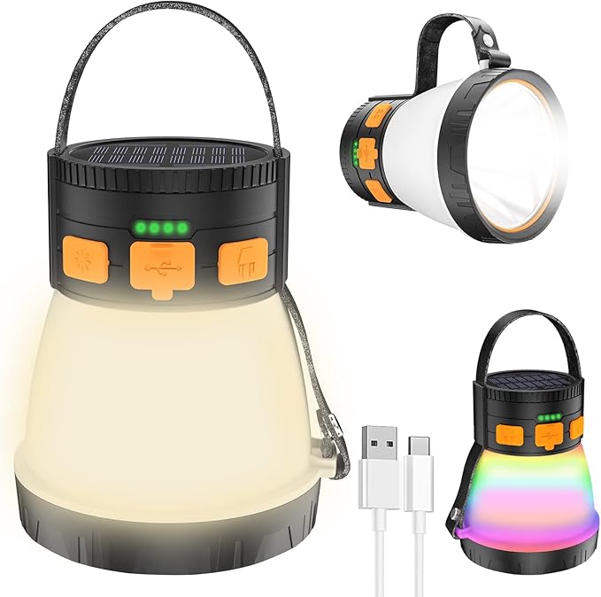 Lanterne de camping LED, 1500 lumens