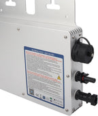800W Solar Inverter Control Automatic Identification Power Inverters DC to AC 120V 230V Solar Grid Tie Micro Inverter(Silver US Plug)