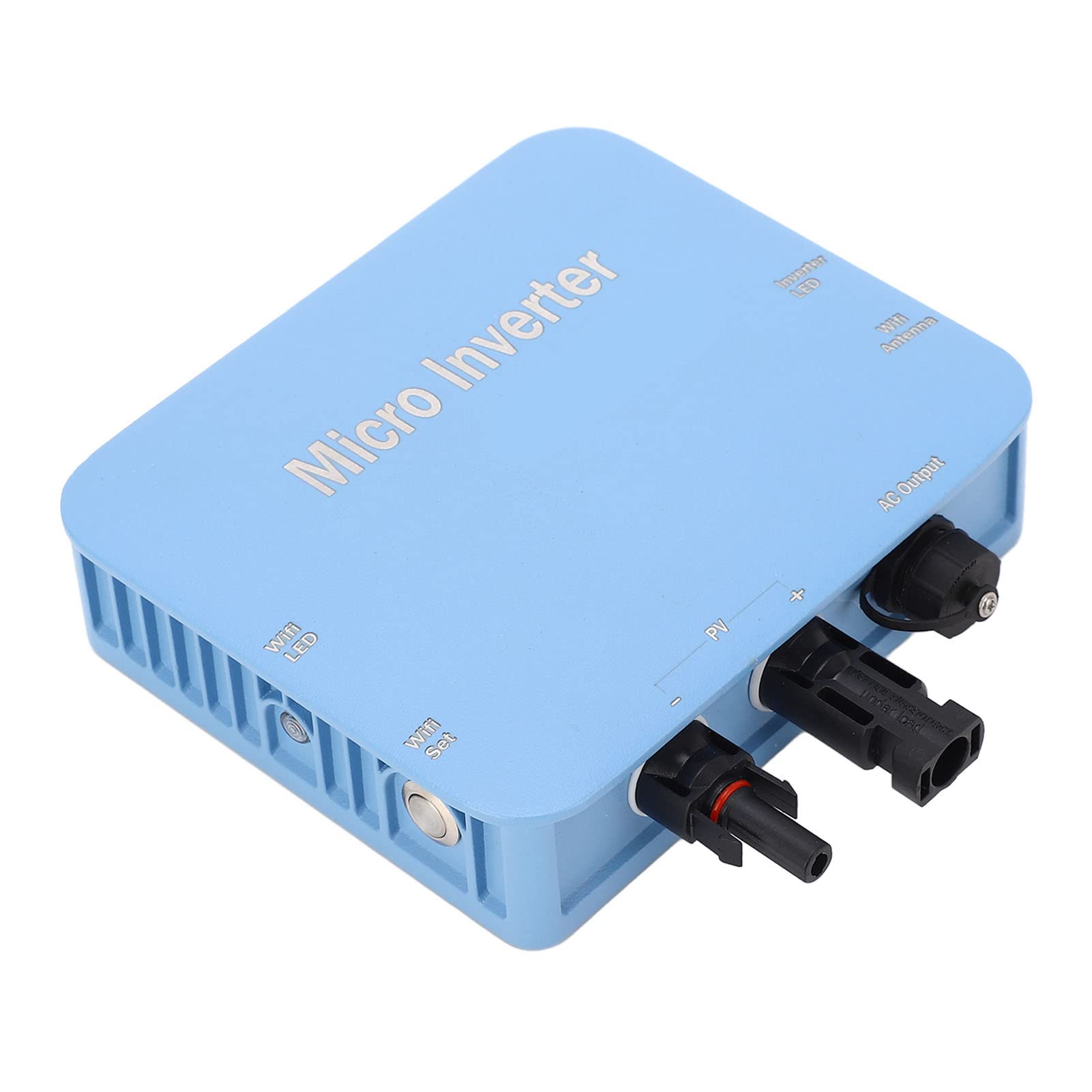 500W Micro Inverter Grid Tie, Solar Grid Tie Inverter with MPPT, IP65 Weatherproof Aluminum Alloy Micro Inverter for Home Power Station and School, Plug-in Solar Micro Inverter
